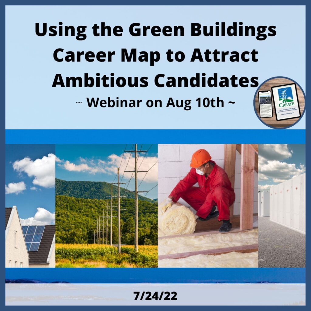 Using the Green Buildings Career Map to Attract Ambitious Candidates - Webinar on Aug 10th