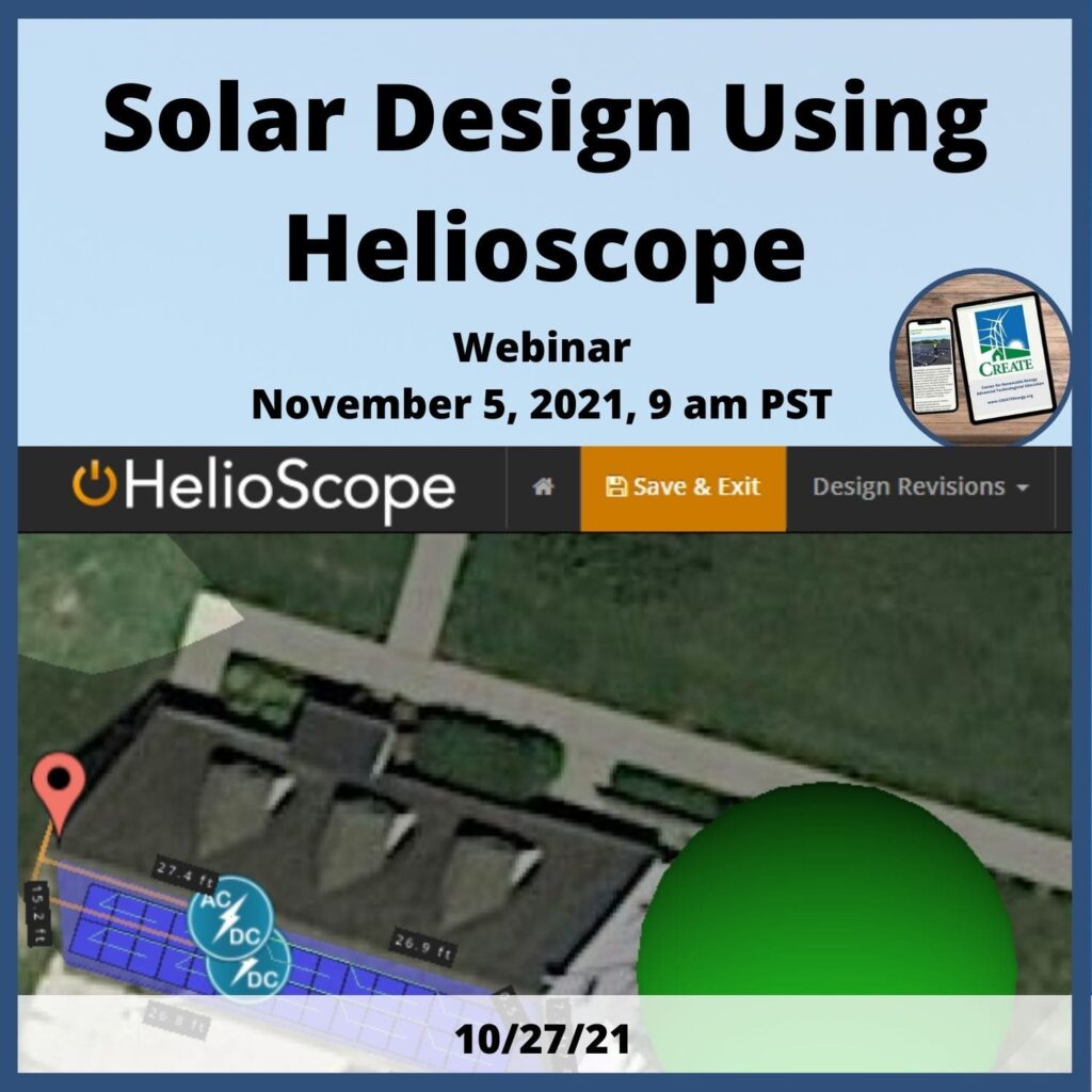View the News Post, "Solar Design Using Helioscope" - 10/27/21
