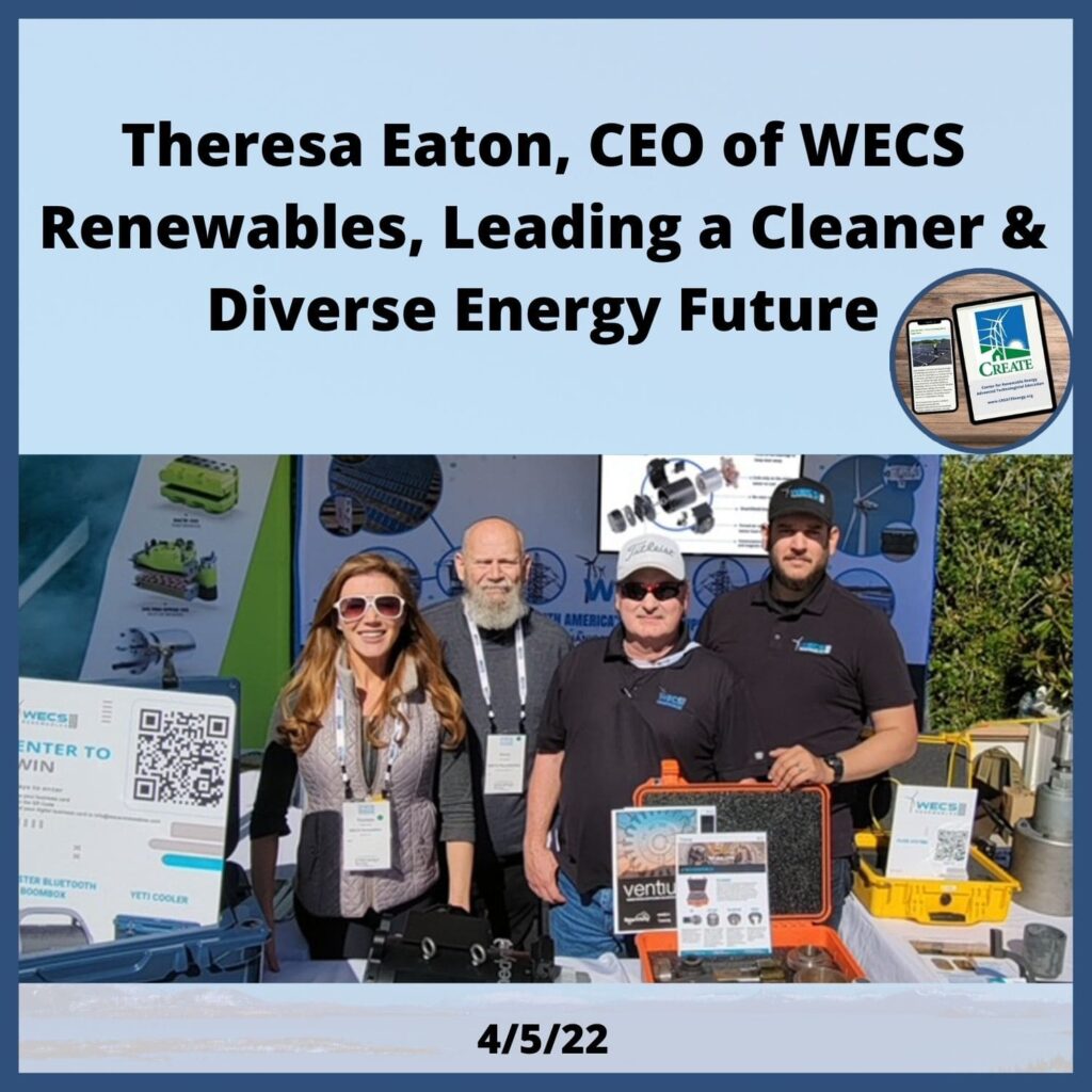 Theresa Eaton, CEO of WECS Renewables, Leading a Cleaner & Diverse Energy Future