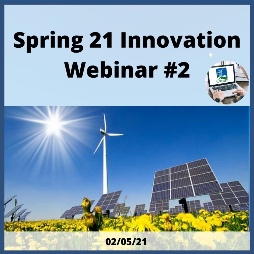 Spring 21 Innovation Webinar #2 - 2/5/21