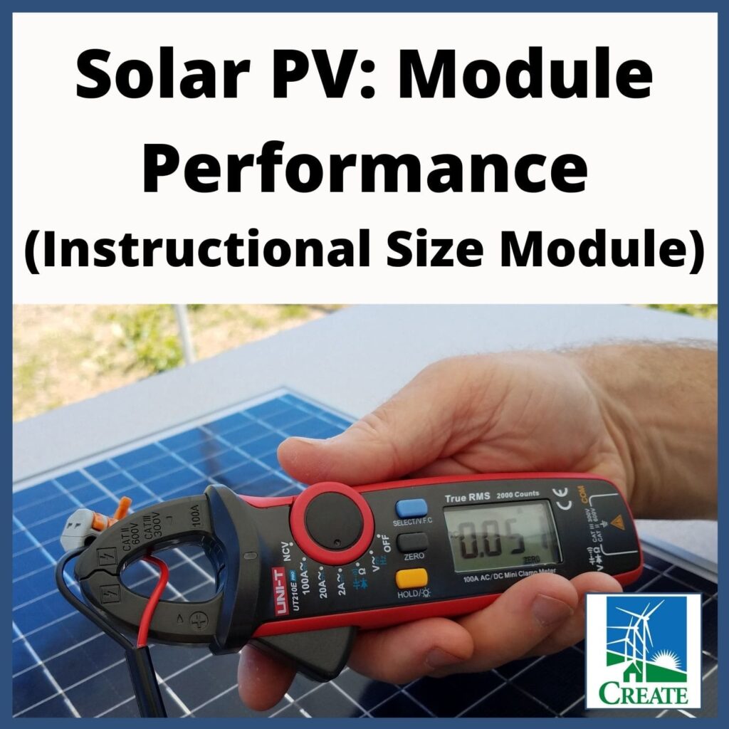 Solar PV: Module Performance - Instructional Size Module