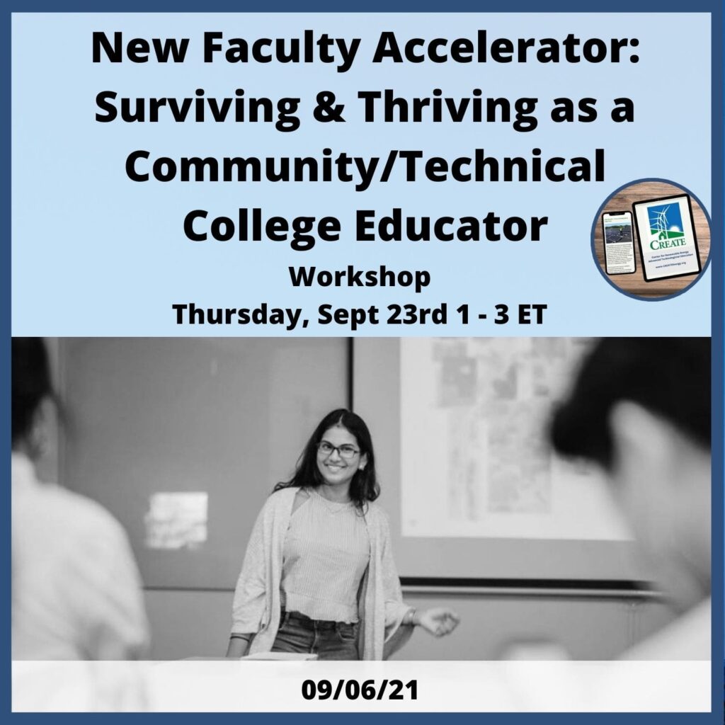 View the News Post, "New Faculty Accelerator Workshop" - 9/6/21