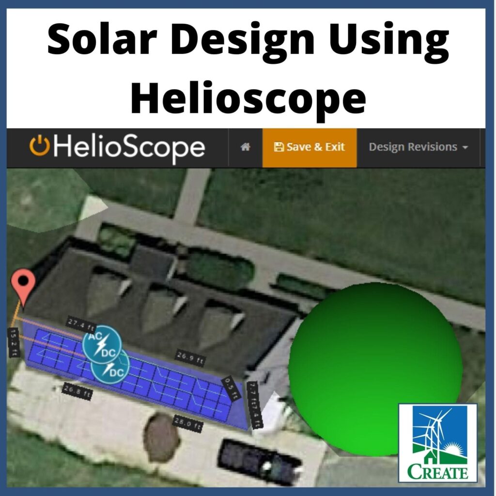 Solar Design Using Helioscope Module