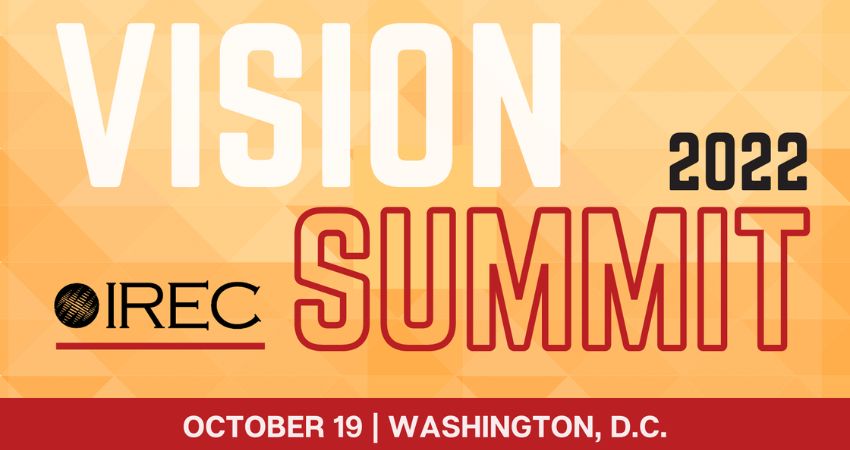 IREC Vision Summit 2022 - October 19, Washington D.C.