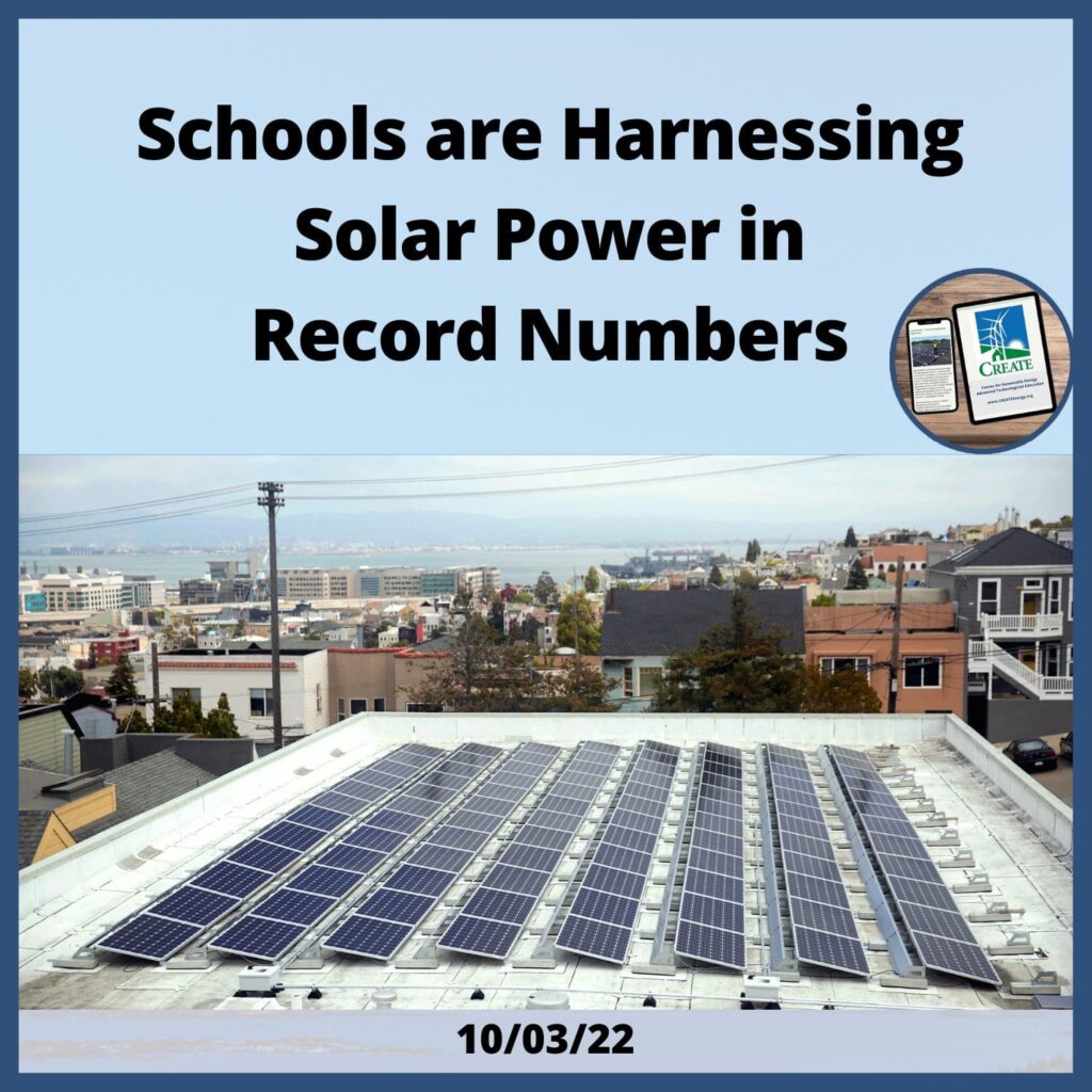 Schools are Harnessing Soloar Power in Record Numbers