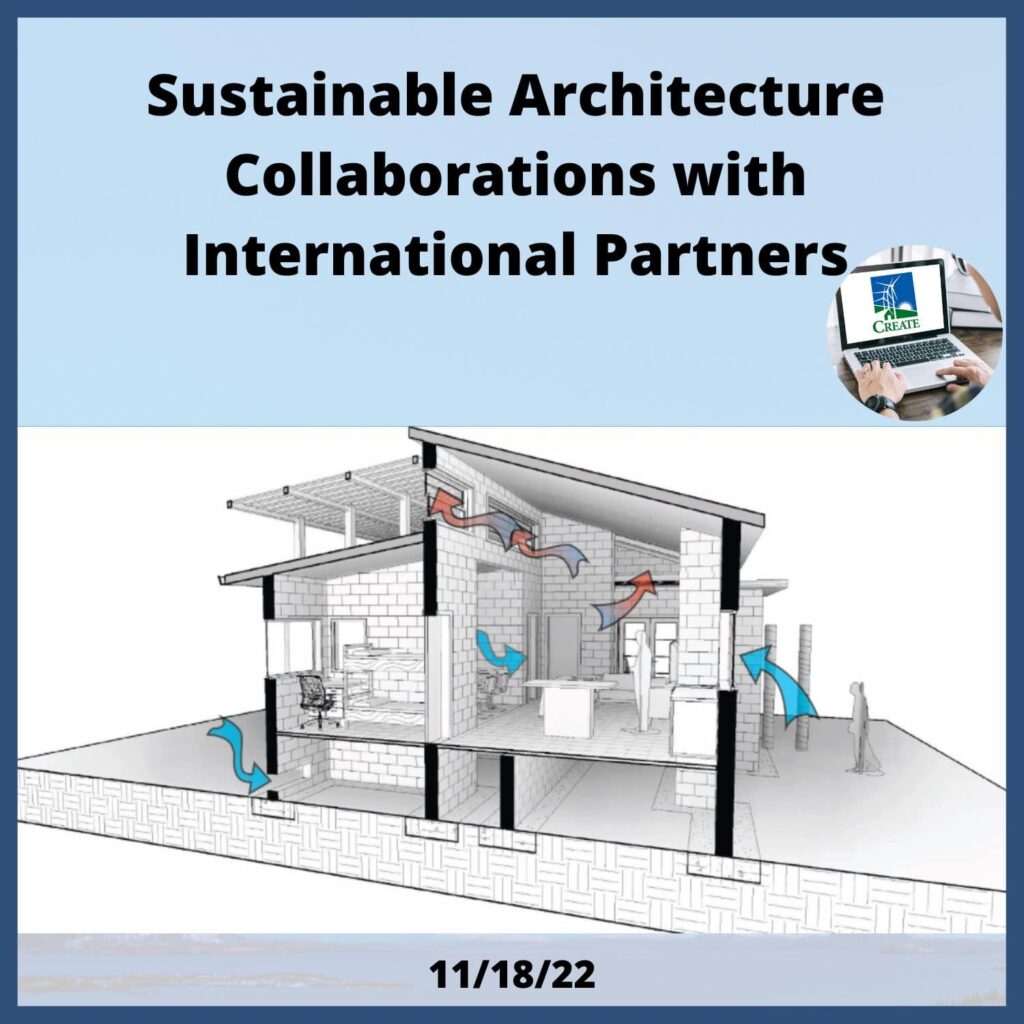 Webinar: Sustainable Architecture Collaborations with International Partners