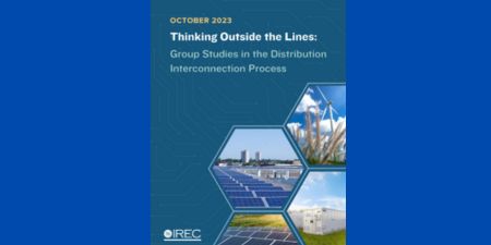 Interstate Renewable Energy Council Thinking Outside the Lines Report Cover. October 2023