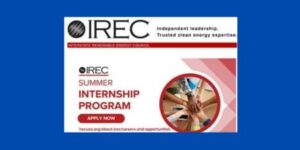 IREC Summer Internship Program. Hands piled together.