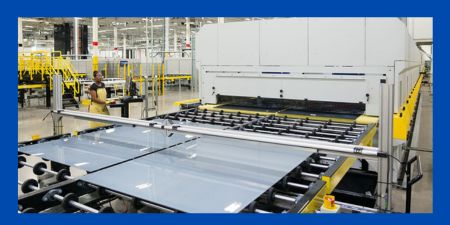 Inside the module manufacturing line at First Solar