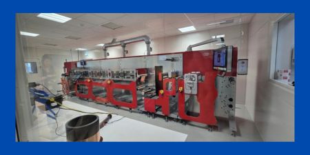 Anode and Cathcode coating and drying Machine
