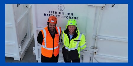 From the left: Jon Emil Furuseth, Head of Business Area Batteries Stena Recycling Norway, Stian Thrane, Head of Communications for the Norwegian Nissan importer