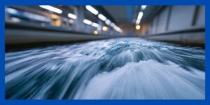 Water running through system