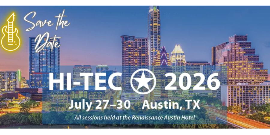 HI TEC 2026 Austin skyline