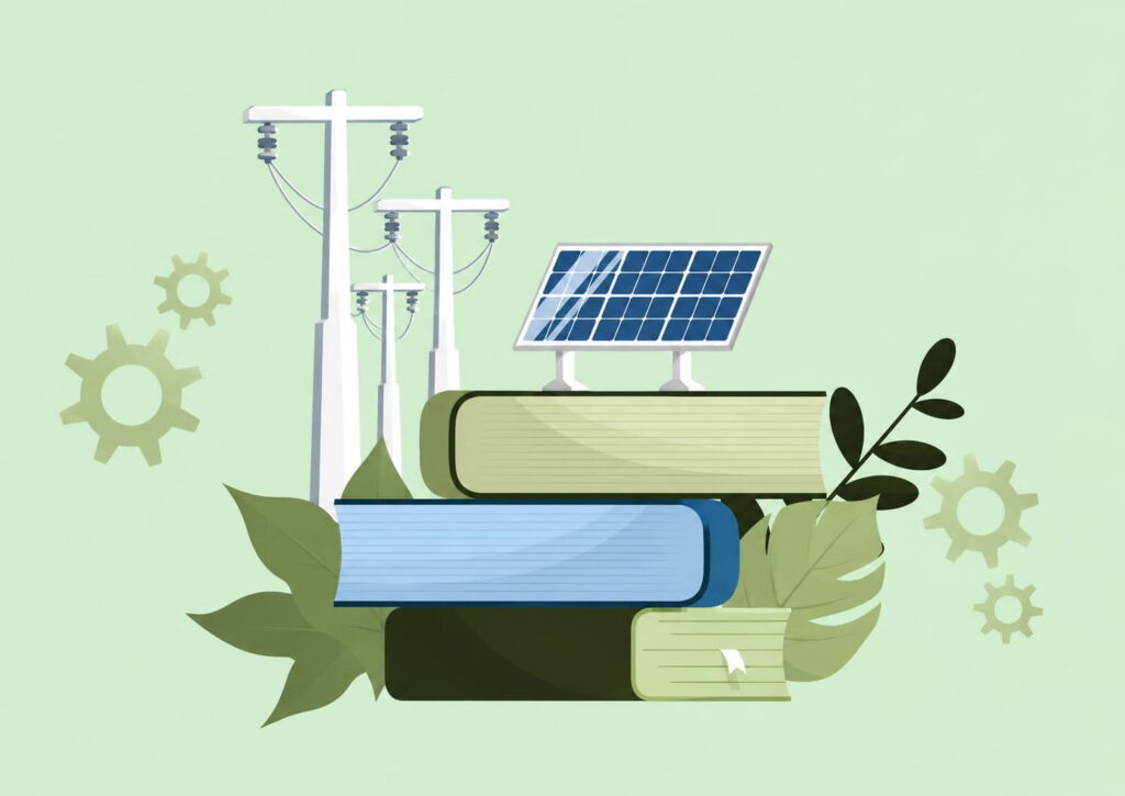 Books and solar energy