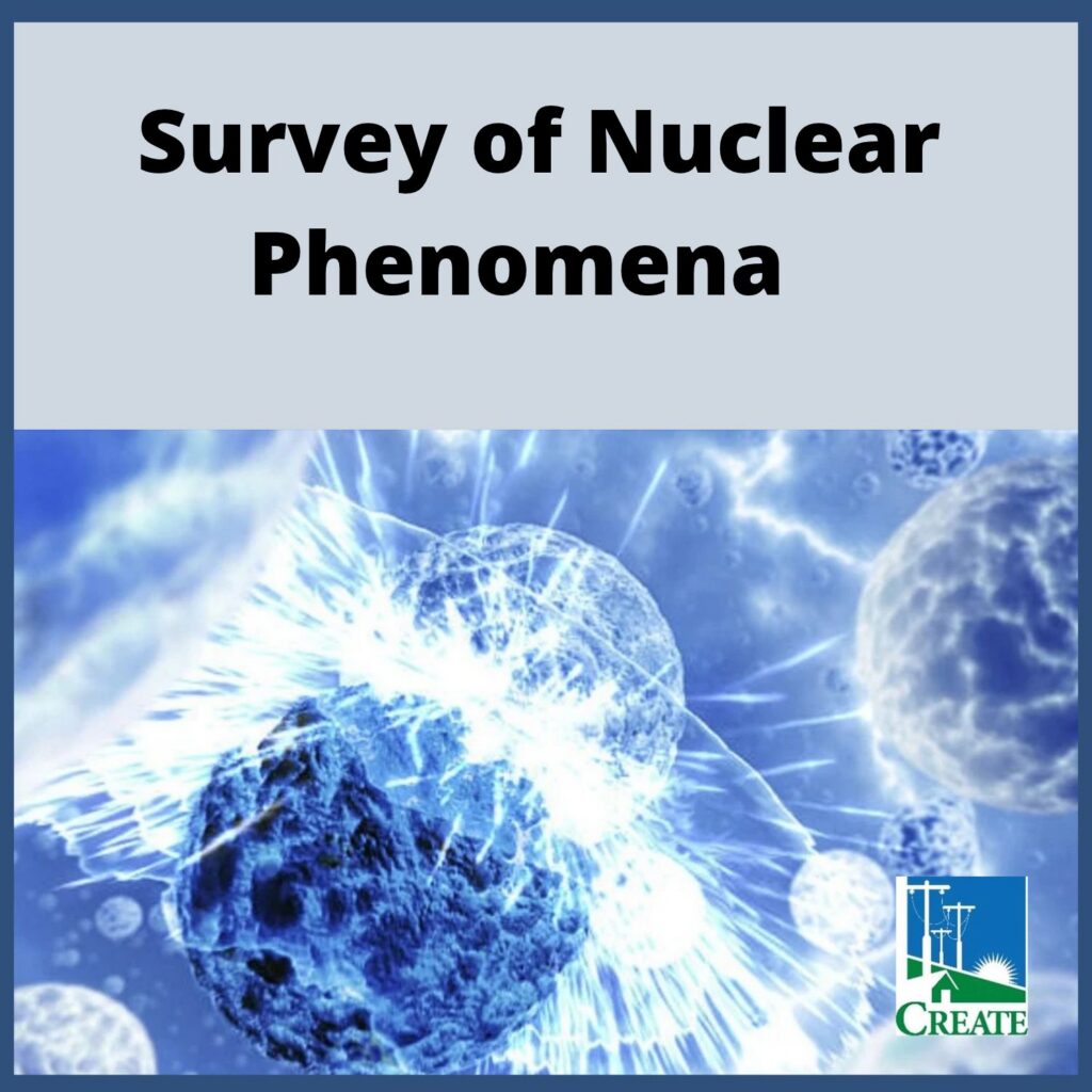 Survey of nuclear Phenomena - Nuclear atom